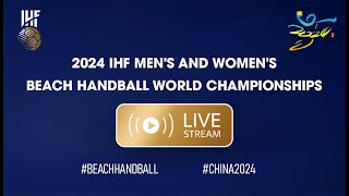 Netherlands vs Germany Main Round  2024 IHF WOMEN Beach Handball World Championship [upl. by Otrebliw94]