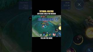 Tutorial Beatrix Mobile Legends  Build for Wesker  RICKFIL mobilelegends [upl. by Nuahsal]