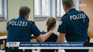 „Deutschland ist Heimat“ Schülerin wegen TikTokVideos mitten im Unterricht von Polizei abgeführt [upl. by Dieter]