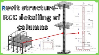 Revit structure I Revit rebar detailing on Columns [upl. by Ennayhs]