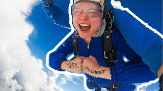 FIRST TIME SKYDIVING AND I HATED IT NEVER AGAIN [upl. by Huberto199]