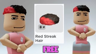 AVAILABLE NOW ☺️ FREE LIMITED RED STREAK HAIR [upl. by Asila]