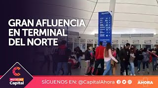 Terminal del norte de Bogotá una de las de mayor afluencia durante Semana Santa [upl. by Damalus975]