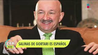 Carlos Salinas de Gortari es ciudadano español desde el año pasado  Noticias con Francisco Zea [upl. by Hy]