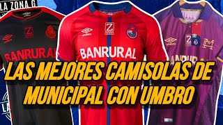 Top5 Mejores Camisolas de Municipal con la Marca Umbro 20182024 Rojos [upl. by Peters]