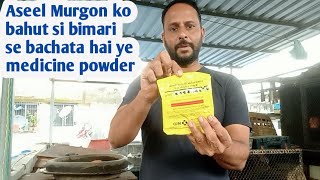 aseelcare Aseel Murgon ko bahut si bimari se bachata hai ye medicine powder [upl. by Ragas]