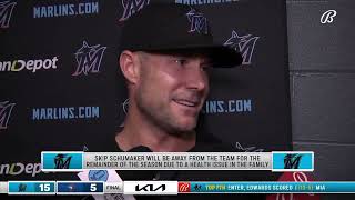 Skip Schumakers Last Marlins Press Conference [upl. by Helenka94]