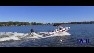 The SWELL Wakesurf Creator can transform your boat into a wakesurf machine [upl. by Novla]