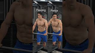 Flexing VS Relax  😱😱 [upl. by Labaw]