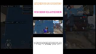 Ned Or Wot 1v3 CLUTCH clutches nedc 1v3clutchbgmi [upl. by Anitsihc]