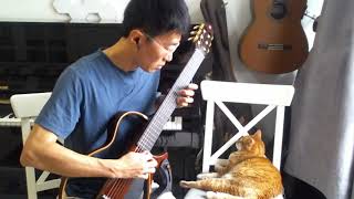 Truman Sleeps The Truman Show  Philip Glass  Classical Guitar  20240729 [upl. by Anirod]