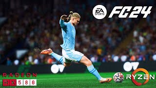 EA Sports FC 24  RX 580  All Settings Tested  PCGamePass [upl. by Audun]