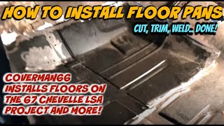 How To Install Floor Pans Cut Trim Weld Done [upl. by Dacy920]