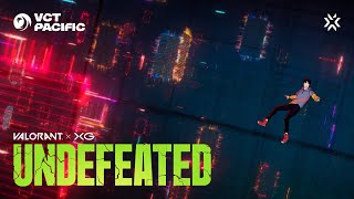 UNDEFEATED  XG amp VALORANT Official Music Video  VCT Pacific 2024 Song [upl. by Sand]