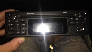 Dacia Duster Logan Loggy cd player media surround removal [upl. by Nej483]