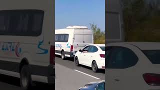 Autostrada BucureștiPitești 🫣 automobile shortvideo shortsviral shorts accident [upl. by Yarezed]