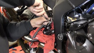 Upgrades 2019 ZX6R Rearsets Installation TRAILER [upl. by Holmen]