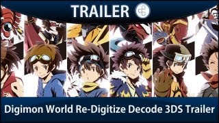 Digimon World ReDigitize Decode 3DS Trailer [upl. by Teddie]