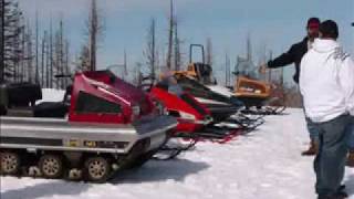 Mt Misery Snowdrifters Vintage Snowmobile Show 2010 [upl. by Cirted]