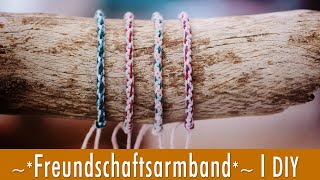 Freundschaftarmband super einfach flechten im StricklieselStyle OHNE Strickliesel  DIY  Armband [upl. by Kyriako809]