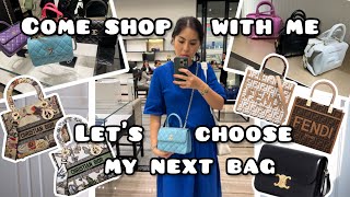 New Luxury Handbags Shopping Vlog Chanel Celine LV Fendi Prada and more [upl. by Heins]