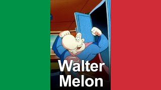 Walter Melon Theme Song ItalianoItalian NTSC [upl. by Patric]