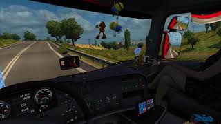 Scania R730 V8 Open valve  Full acceleration on hill [upl. by Justis]