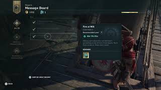 Assassins Creed Odyssey  Megaris Message Board Quests Cntracts amp Bounties Information 2018 [upl. by Frechette]