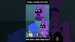 SHIN SONIC x TAILS x YARNABY SO BABY Cute story Poppy Playtime Animation [upl. by Rhine]