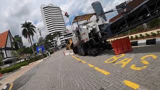 Masjid Jamek  National Monument Walking in Malaysia マレーシア散歩 LateSep2021 [upl. by Lladnor]