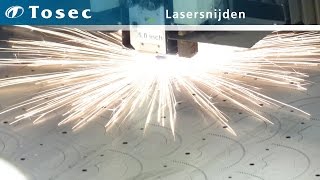 Lasersnijden van staal RVS en aluminium  Laser snijden Tosec [upl. by Korns]