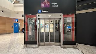 HUGE MEI Glass Elevator At Newark Airport Terminal A Airside In NewarkElizabeth NJ 09202023 [upl. by Biagi]