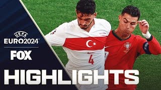 Türkiye vs Portugal Highlights  UEFA Euro 2024 [upl. by Altman660]