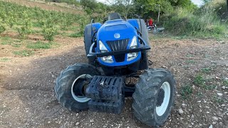 ülkemize gelmiş en sorunsuz bahçe traktörü new holland t4040f [upl. by Xenos344]