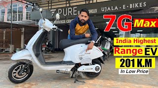 New Pure EV Epluto 7G Max 2024 India Highest Range Electric Scooter In Low Price Full Review [upl. by Dj]