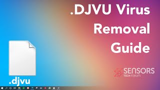 DJVU Virus djvu File Removal amp Decrypt Free Fix 2021 [upl. by Ogata]