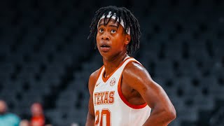 Tre Johnson 29 points breaks Kevin Durants Texas freshman debut record [upl. by Alliber]