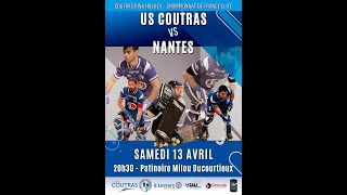 J16 N1 US COUTRAS  NANTES ARH Championnat de France 20232024 [upl. by Aretahs]