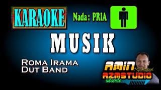 MUSIK  ROMA IRAMA  KARAOKE Nada PRIA [upl. by Grim]