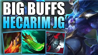 RIOT JUST GAVE HECARIM JUNGLE SOME VERY SIGNIFICANT BUFFS  Gameplay Guide League of Legends [upl. by Gristede]