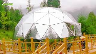 412m Glass Dome Tents For Event amp Glamping Living [upl. by Averell937]