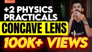 Plus Two Physics Practicals  Concave Lens  Eduport Plus Two [upl. by Simmonds411]