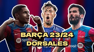 Dorsales FC BARCELONA 202324 [upl. by Isadora]