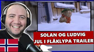 Solan og Ludvig  Jul i Flåklypa trailer Utlendings Reaksjon 🇳🇴 Nordic REACTION [upl. by Dov]