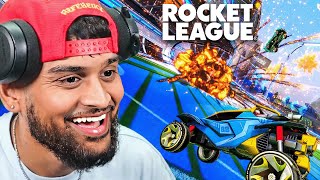 THEY KEEP PLAYING WITH HIS NAME Rocket League [upl. by Prentiss]