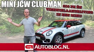 MINI JCW Clubman 306 pk rijtest [upl. by Elohcan]