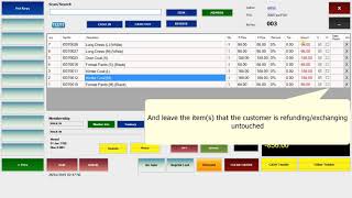 Edgeworks Retail POS Guide  How to Refundwith Receipt Cashier [upl. by Nnylharas]