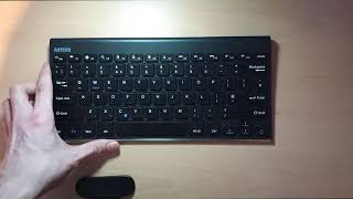 Arteck Bluetooth Stainless Steel Keyboard Review [upl. by Hale]