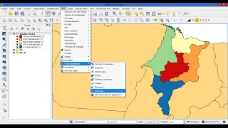 Dissolver Geometrias no QGIS – Parte 1  Tutorial [upl. by Sarson708]