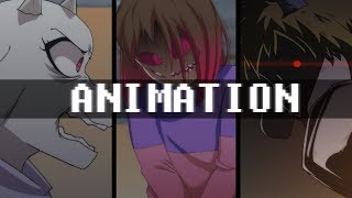 Glitchtale EP 7 Fight scenes 22  Dreemurrs United [upl. by Evannia]